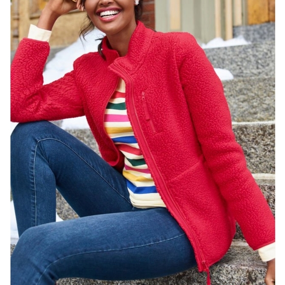 talbots fleece jacket